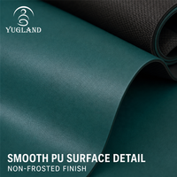 Tapete de Yoga Yugaland Simulado-G de PU Liso, Color Sólido, Alta Elasticidad, Antideslizante, para Entrenamiento, Venta al Por Mayor para Academias