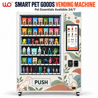 Distributeur Automatique Intelligent pour Animaux de Compagnie en Acier Inoxydable avec Écran Tactile, Capacité 200-300, Surveillance à Distance pour Nourriture, Jouets et Accessoires pour Animaux