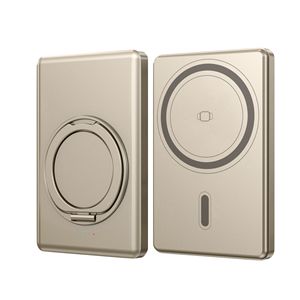 Eava Ultra Thin Magnetic Power Bank 10000Mah ชาร์จเร็วแบบไร้สายพร้อมขาตั้งนาฬิกา - Product Image 4