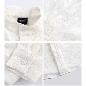 Chemise à manches longues en jacquard brodé rétro pour <span class=keywords><strong>homme</strong></span> pour un <span class=keywords><strong>look</strong></span> élégant - Product Image 4