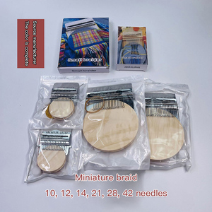 Mini <span class=keywords><strong>métier</strong></span> <span class=keywords><strong>à</strong></span> <span class=keywords><strong>tisser</strong></span> artisanal pour le tricot et la couture - Product Image 2
