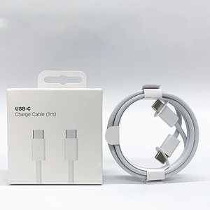 60W Nhanh Chóng Sạc Cáp Nylon Bện C Để C Dữ Liệu USB Type-C Dây USB-C Dây Cáp Với Gói Cho iPhone 15 16 17 Pro Max - Product Image 1