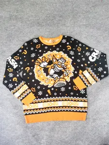 Benutzer definiertes lustiges Design Schöne Qualität Baumwolle Acryl Herren Winter gestrickt Weihnachts pullover