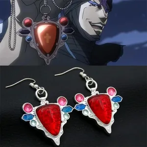 เครื่องประดับคอสเพลย์จากอนิเมะ JOJO's Bizarre Adventure ต่างหูโจเซฟ โจสตาร์ จี้อาจา อุปกรณ์ประกอบฉาก - Product Image 1