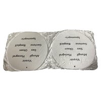 Pare-soleil de voiture personnalisé avec logo d'entreprise, pare-soleil pliable en polyester en gros pour cadeaux d'entreprise et publicité