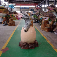 Poubelle de dinosaure en fibre de verre, déco de dinosaures, livraison gratuite