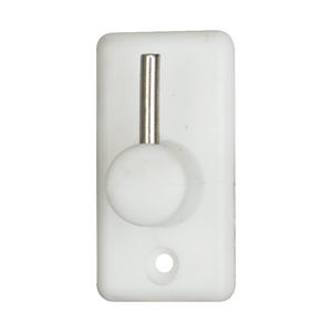 <b>PLASTIC</b>/STEEL BRIS-BRIS <b>HOOK</b> White - Product Image 1