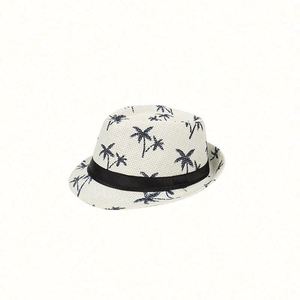 Sombrero de Sol para Playa y Exteriores con Estampado de Coco y Personajes de Jazz, Estilo Casual para Primavera y Verano - Product Image 3