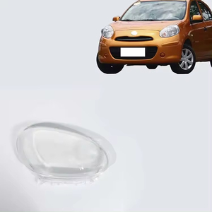 Repuestos para automóviles, cubierta de lente de cristal para faros delanteros, cristal para Nissan, marzo de 2010-2015 - Product Image 1