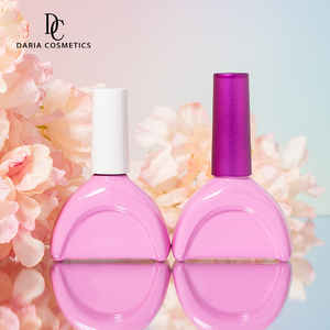 ภาชนะบรรจุเจลขัดเงาทรงสีรุ้ง14มล. ขวดเปล่ายาทาเล็บเจลสีชมพูบรรจุภัณฑ์ - Product Image 4