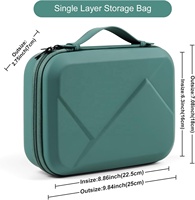 Étui rigide en EVA sur mesure avec séparateurs amovibles, sac portable pour accessoires électroniques, fabricant d'étuis en EVA
