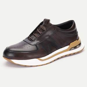 Chaussures décontractées en cuir pour hommes couche supérieure en cuir de vachette nouvelle mode haut de style européen et américain pour la marche pour <span class=keywords><strong>Amazon</strong></span> commerce extérieur - Product Image 5