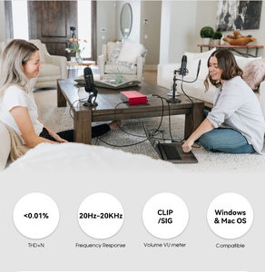 Professional Studio Condenser Microphone Headphone <strong>USB</strong> Audio Interface Sound Card Bundle Kit Podcast Equipment Set Recording <strong>Mic</strong> - Product Image 4