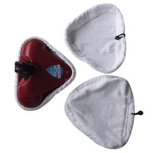 <span class=keywords><strong>H2O</strong></span> housse de vadrouille à vapeur X5 triangulaire requin housse de chiffon plat accessoires nettoyage et remplacement tampon chiffon de vadrouille - Product Image 5