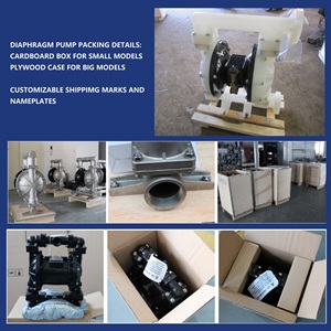 304 Stainless Steel Pneumatic Diaphragm Pump Air Operated Sewage Wastewater Pump - Product Image 2
