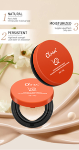 Fond de Teint Orange Snail, Hydratant Délicat, Couvrance Totale, Longue Durée, Imperméable, Éclaircissant, Fini Mat, <span class=keywords><strong>Crème</strong></span> Fond de Teint Air Cushion - Product Image 6