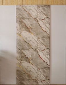 Black and White Strips Waterproof PVC <strong>Wall</strong> Ceiling Panels Marble <strong>Plate</strong> <strong>for</strong> Decorative Interior - Product Image 6
