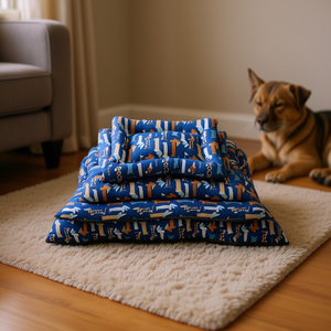 Ensemble de lit pour animaux de compagnie en coton rembourré quatre pièces YM1280 - Product Image 3