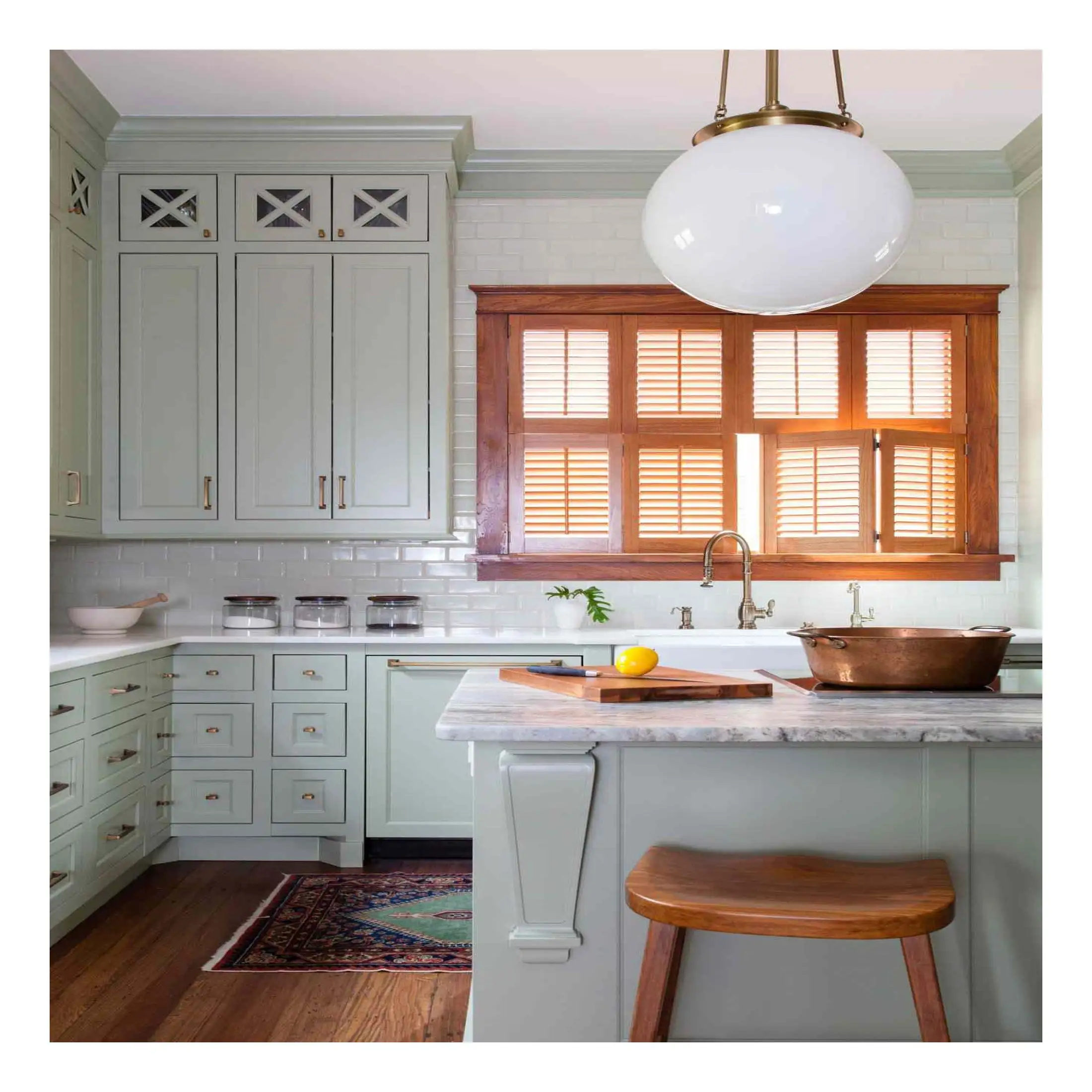 Opma High Quality Blue Kitchen Cabinet Modern Furniture Design Custom Kitchen Cabinet HPL kitchen cabinet
