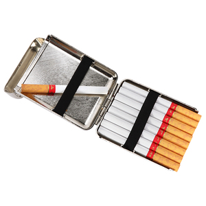 Hộp đựng thuốc lá Yiwu Erliao bán chạy, phụ kiện hút thuốc, chất liệu kim loại, chống thấm nước, sang trọng - Product Image 5