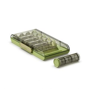 Nuevo Organizador de Pastillas Mensual con 21 Compartimentos Codificados por Color, Seguro y Elegante, con Tapas Herméticas para 3 Tomas Diarias - Product Image 4