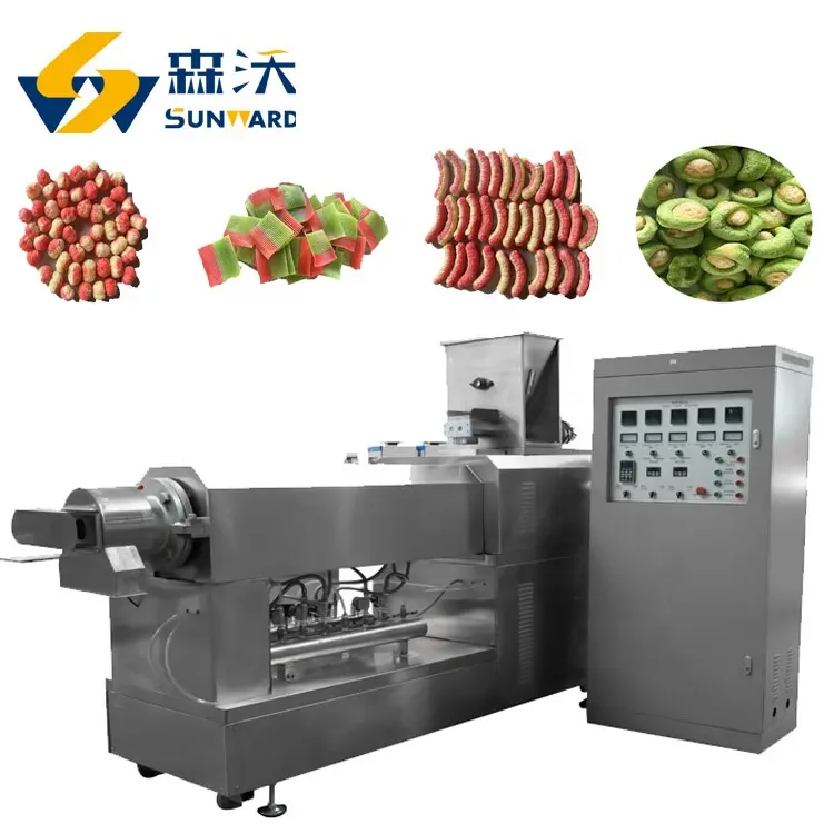 Máquina multifuncional Sunward popular 2023 Jinan Sunward para salgadinhos de queijo, máquina extrusora de bolas de queijo, lanches de milho, preço baixo