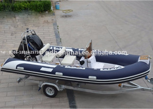 เรือยางพร้อมมอเตอร์ ได้รับการรับรองมาตรฐาน CE และวัสดุทำจากไฟเบอร์กลาส - Product Image 2