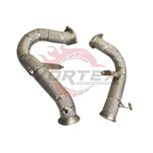 Tubo de Escape Vortex Street Car para Porsche Macan Turbo S 3.0T, Tubo de Flujo Libre Recto, Sistema de Escape con Silenciador - Product Image 3