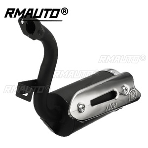 Universal Motocross Exhaust Pipe Motorcycle <b>Engine</b> Exhaust Muffler Can Pipe Mini <b>Bike</b> Quad ATV Exhaust Systems 43c 49cc - Product Image 4