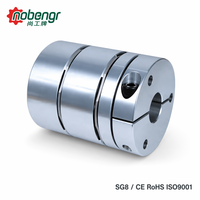 Coupleur de qualité professionnelle en alliage d'aluminium SS304, pince en acier, rigidité torsionnelle sans jeu pour machine CNC, moteur pas à pas, servomoteur