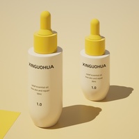 Flacon compte-gouttes vide pour huile capillaire en PETG transparent de haute qualité, 30 ml, 50 ml, flacon compte-gouttes pour essence, couleur et logo personnalisés