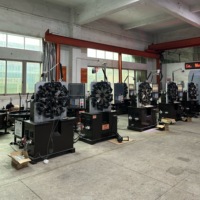 Máquina de Bobinado de Resortes de 4 Ejes de 0.2-2.5 mm para Resortes de Lámparas y Resortes Tipo Y