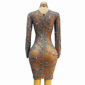 Novance Y3497 abiti <span class=keywords><strong>da</strong></span> <span class=keywords><strong>sera</strong></span> <span class=keywords><strong>corti</strong></span> 2023 abiti Sexy con strass alla moda e abiti <span class=keywords><strong>da</strong></span> <span class=keywords><strong>sera</strong></span> di lusso per donne velate - Product Image 4