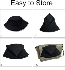 Unisex Solid Cotton Bucket Hat Caps Wholesale Custom Embroidery Logo Outdoor <b>Sunscreen</b> Flat Top for Kids and Fishermen - Product Image 3