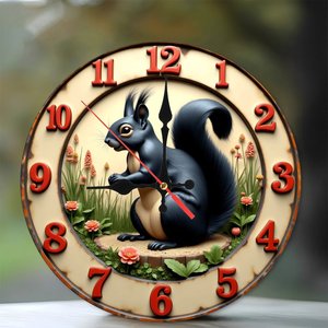 Round Wooden Wall <b>Clock</b> 25cm Silent Non Ticking Eco Friendly Home Decoration <b>Clock</b> - Product Image 1