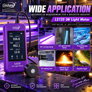 เครื่องวัดรังสีอัลตราไวโอเลต LS135 ระดับมืออาชีพ พร้อมตัวเลือกหัววัดหลายแบบสำหรับการวัดความเข้มของหลอด UV - Product Image 5