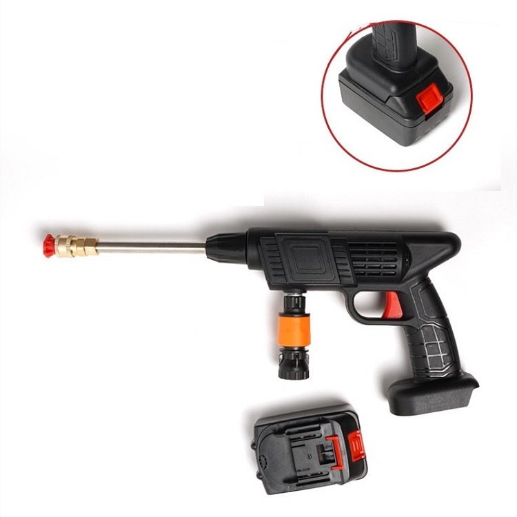 Standard portable cordless pressure washer gun Wireless car wash 24v