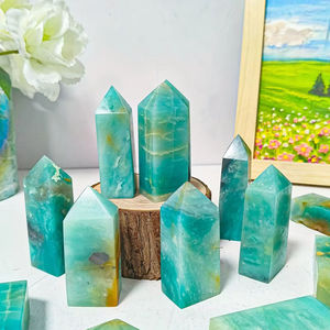 Obelisco de Calcita Azul Natural al por Mayor, Torre de Cristal Decorativa, Obelisco de Calcita Azul para Regalo - Product Image 3