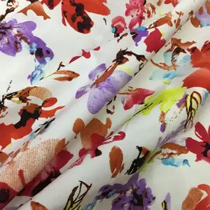 Viscose Rayon Digital Print Plain Twill Dobby Stripe Ripstop Herringbone Clothing Fabric Women Blouse Fabric