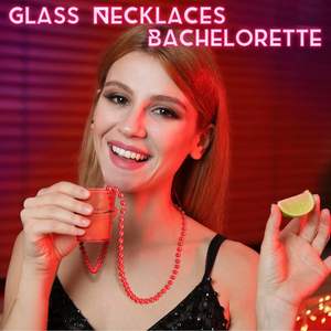 Shot Cup Halskette Party Perlenkette Transparente Plastik becher für Halloween und Christmas Party Gefälligkeiten - Product Image 2