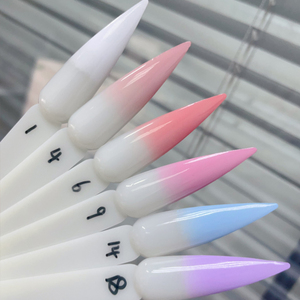 Conjunto de Esmalte em <span class=keywords><strong>Gel</strong></span> Kinnco Hema Free e TPO Free Ombre <span class=keywords><strong>Cushion</strong></span> Pat Pat com 18 Cores Efeito Blush para Arte em <span class=keywords><strong>Gel</strong></span> UV - Product Image 6