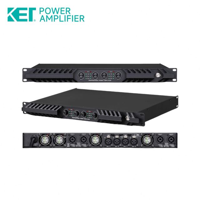 KET DP416 Class d 4 Channel 4*1600W Acoustic Power Amplifier Professional Sound System Power Amplifier