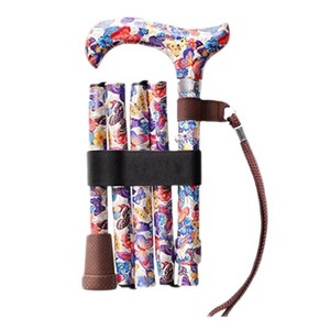 Canne en fibre de carbone Shindai 45 cm, pliable, télescopique, antidérapante, pour personnes âgées, équipement de fitness - Product Image 2