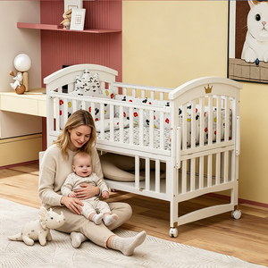 Cuna Convertible 3 en 1 CLAF <span class=keywords><strong>BEBE</strong></span>, Nueva Tendencia, Estándares de Seguridad, Muebles para Guardería, Cunas para Bebés en Línea, con Descuento - Product Image 1