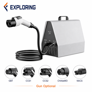 Nouvelle station de charge rapide mobile intelligente pour véhicules électriques 7 kW DC de type B, avec indice de protection IP54 et garantie de 12 mois - Product Image 1