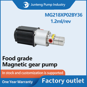 ปั๊มเกียร์แม่เหล็ก 1.2 มล./รอบ 316L SS 120W แบบไร้แปรงถ่าน 50 ม. สำหรับเครื่องบรรจุขวดนม ซอส เครื่องดื่ม และอาหาร  OEM - Product Image 3