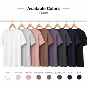 Camiseta de Algodón 220GSM con Logotipo Personalizado, Unisex, Estilo Urbano, Tallas M-4XL, Color Azul Ébano Nocturno - Product Image 3