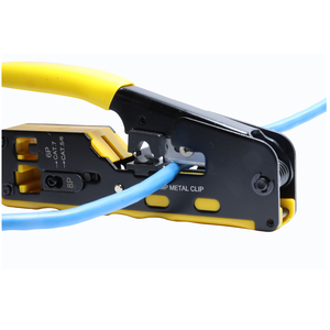 <span class=keywords><strong>Mini</strong></span> outil de sertissage de réseau Cat5e/Cat6/Cat7 RJ45 Pass Through Plier Cable Crimping Hand Tool - Product Image 6