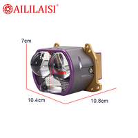 Lentille de projecteur laser universelle à trois perles pour automobile, phare LED laser, modification et mise à niveau de l'éclairage des phares de voiture