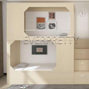 Мебель для общежития прочная деревянная двухъярусная кровать для <span class=keywords><strong>4</strong></span> человек - Product Image 2